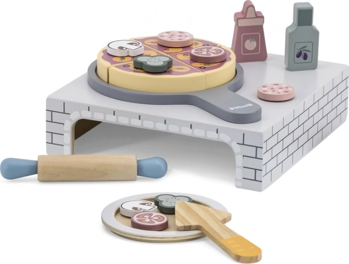 Realistická pec a servírování