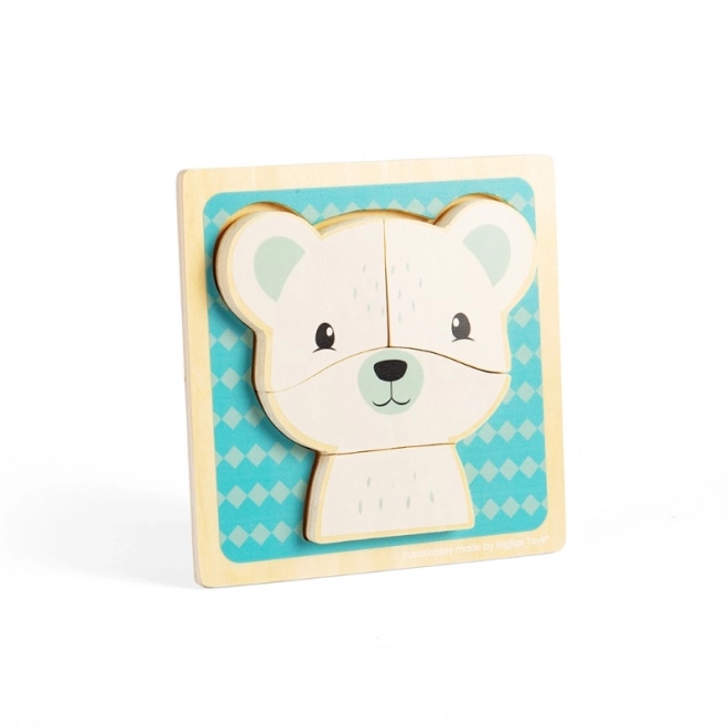 Puzzle Polární medvídek Bigjigs Toys