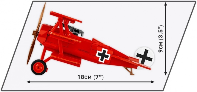 Kostky Fokker DR.1 Červený Baron