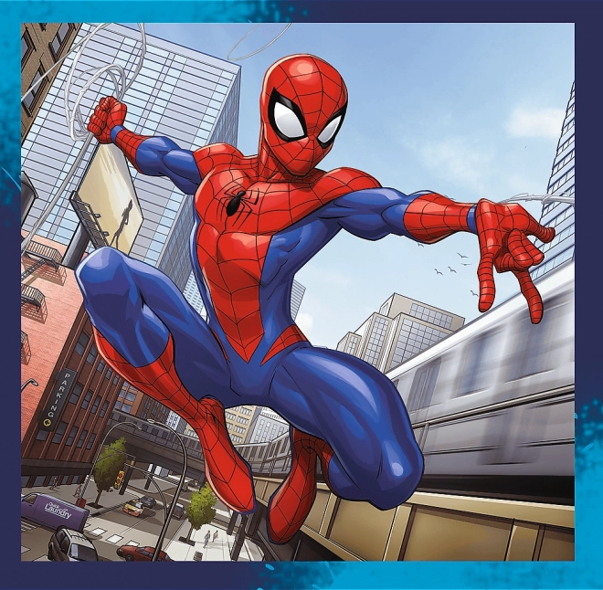 Puzzle 3v1 Spider-Man Pavoučí přátelé
