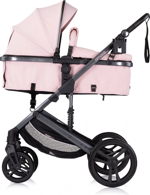 Kočárek kombinovaný Amore 2v1 Pink Marshmallow