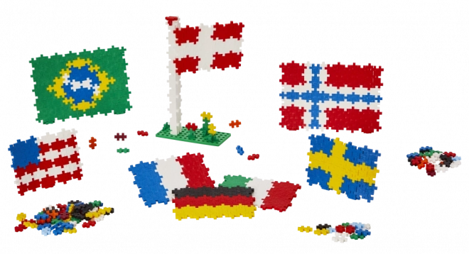 Plus-Plus Stavebnice Vlajky Velká Sada