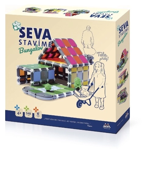 Stavebnice SEVA Stavíme Bungalov