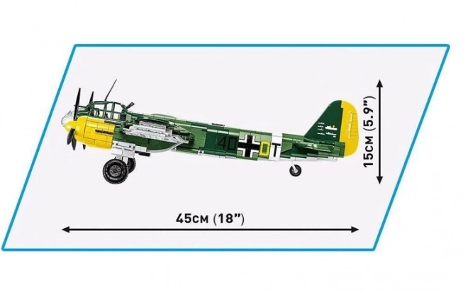 COBI 5733 II WW Junkers Ju-88, 1:32, 1160 k, 1 f