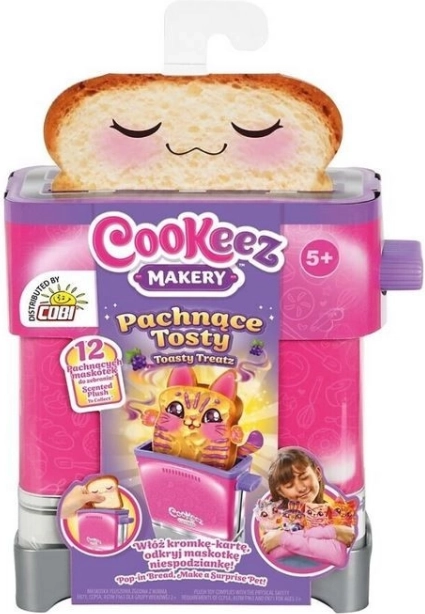 Interaktivní voňavý toustovač COOKEEZ MAKERY – plyšová překvapení