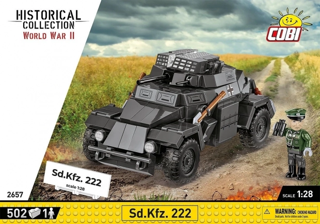Sestava stavebnice Sd.Kfz. 222