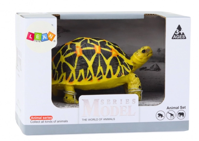 Sběratelská figurka želva plaz žlutá černá A