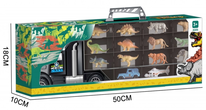 Woopie nákladní auto s dinosaury