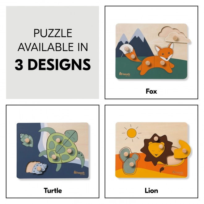 Dřevěné puzzle - Želva
