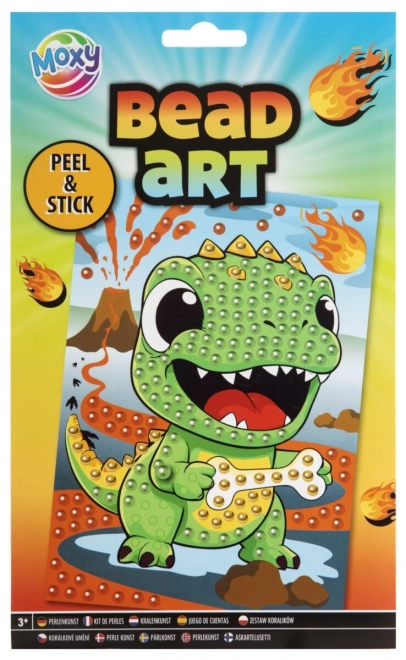 Kreativní set mozaika - korálky dinosaurus