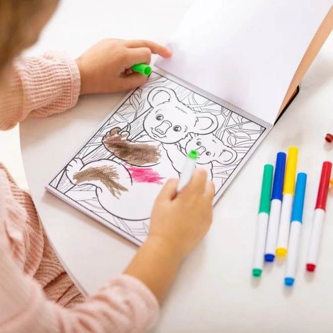 Melissa a Doug Kouzelné omalovánky divoká zvířata
