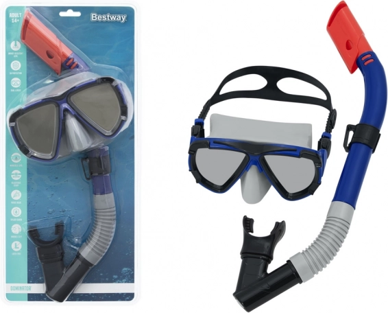Černá potápěčská sada s maskou a šnorchlem Bestway