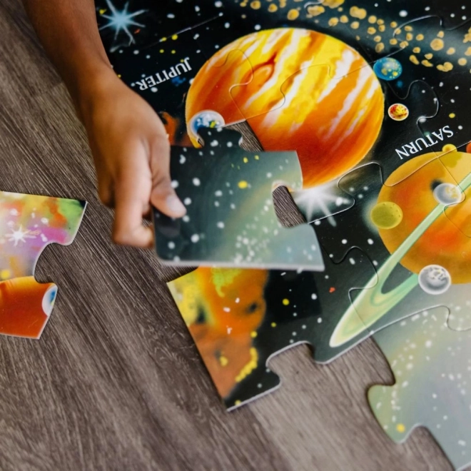 Podlahové puzzle Sluneční soustava - 48 dílků