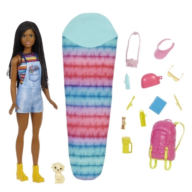 Panenka Barbie na kempování s doplňky