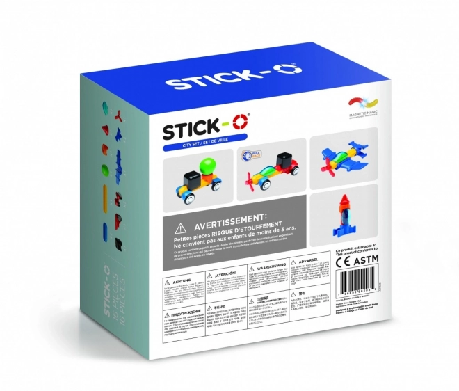 Sick-o City stavebnice - 16 dílků