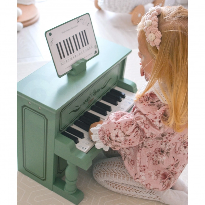 Dětské pianinko Classic World s učebnicí