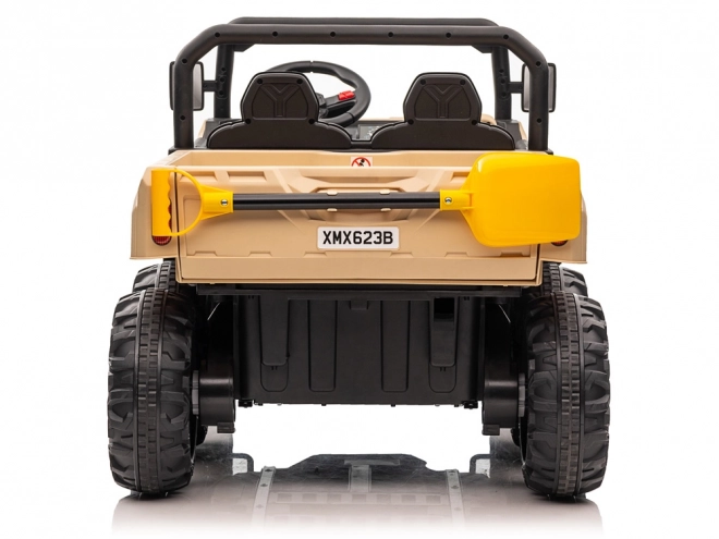 Elektrické autíčko Farmer Truck Speed 900 – Béžová