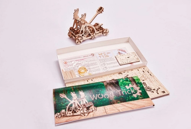 Mechanické 3D Puzzle Katapult Wood Trick