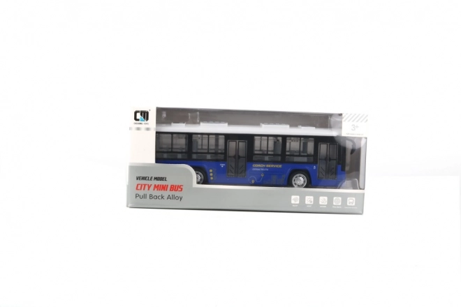 Modrý autobus se světelnými a zvukovými efekty