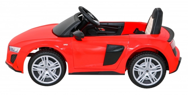 Audi R8 LIFT Bateriové auto + dálkové ovládání + EVA kola + MP3 + LED – Červené