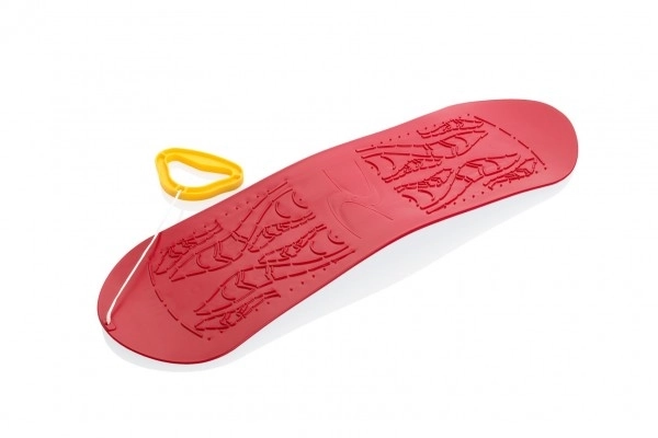 Dětský plastový snowboard 70 cm červený