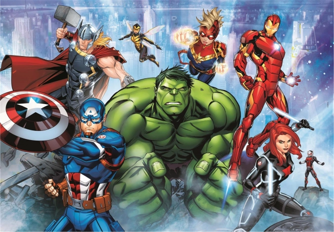 Puzzle 180 dílků Super barva Avengers