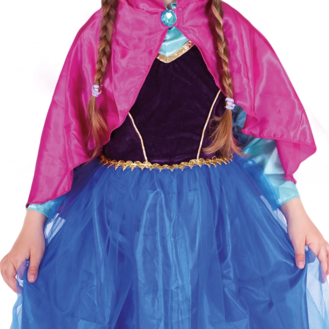 Dětský kostým princezna zimní království Anna – vel. M