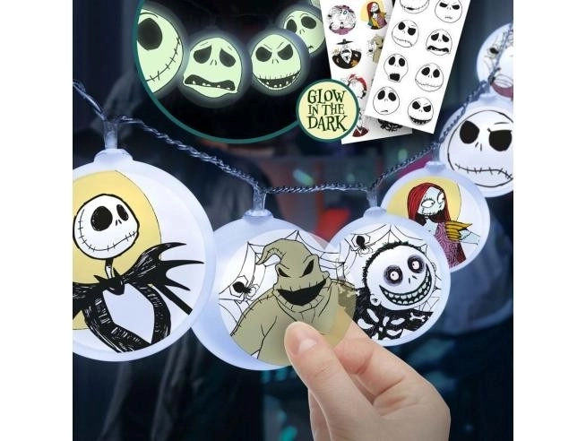 Světelný řetěz s motivem Nightmare Before Christmas