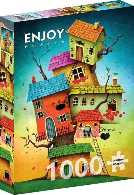 Enjoy puzzle pohádkové domky 1000 dílků