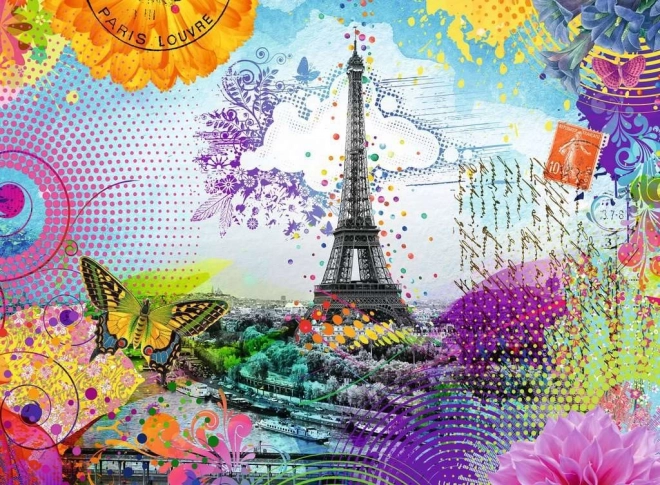 Puzzle Pohlednice z Paříže 500 dílků od Ravensburger