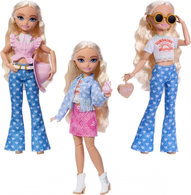 Lalka Barbie Dream Besties Malibu Festivalové stylizace