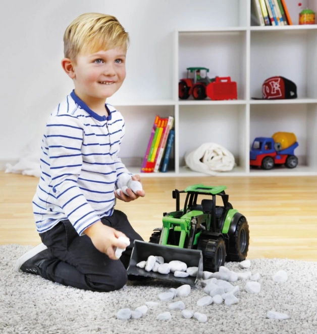Traktor Agrotron se lžící Volně ložené v krabici