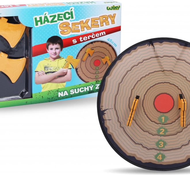Házecí sekery malé, terč 45 cm