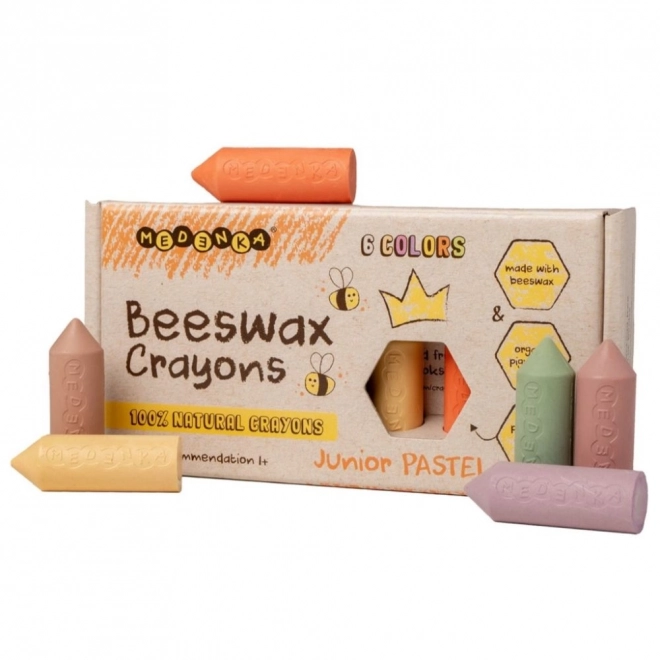 Přírodní voskové pastelky Junior Pastelka 6 ks