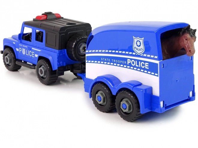 Off-road Car Transporter Policie DIY kůň