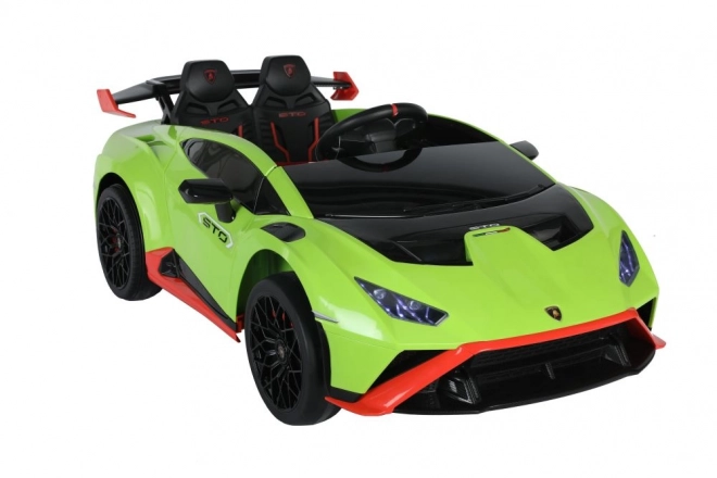 Lamborghini STO DRIFT Auto na baterie Zelená