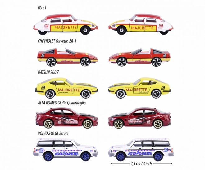 Sada vozidel Majorette 60th Anniversary 5-pack
