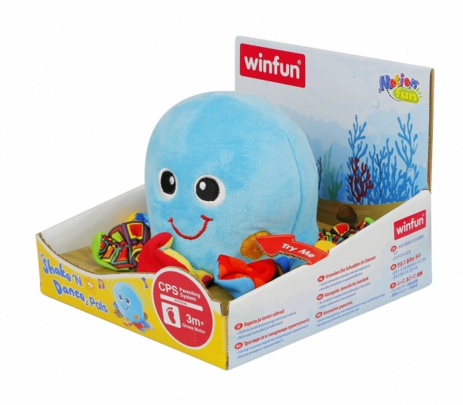 Interaktivní maskot Winfun Chobotnice I tančí a vibruje