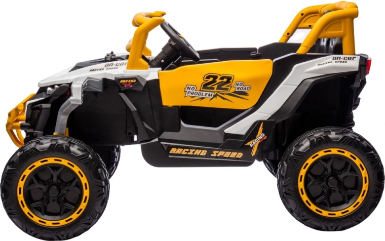 Stabilní jízda díky širokým kolům