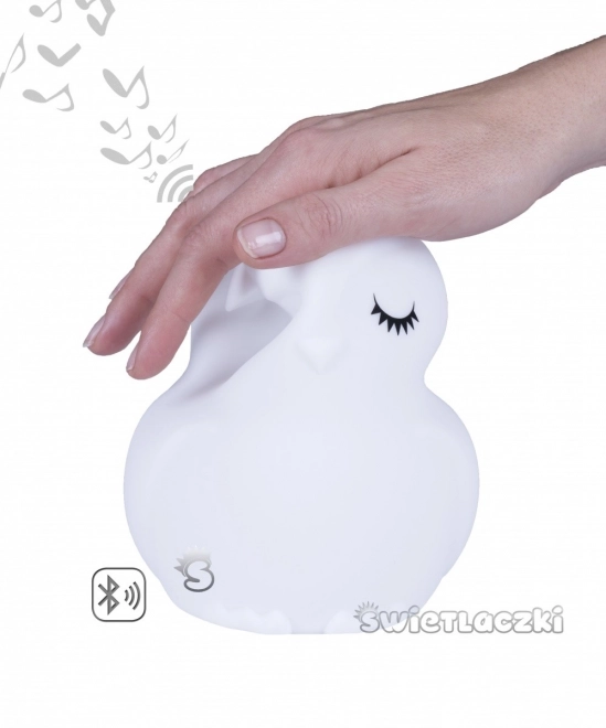 Silikonové noční světlo měnící barvu s reproduktorem Bluetooth Světlo Sova HU HU HU HU HU
