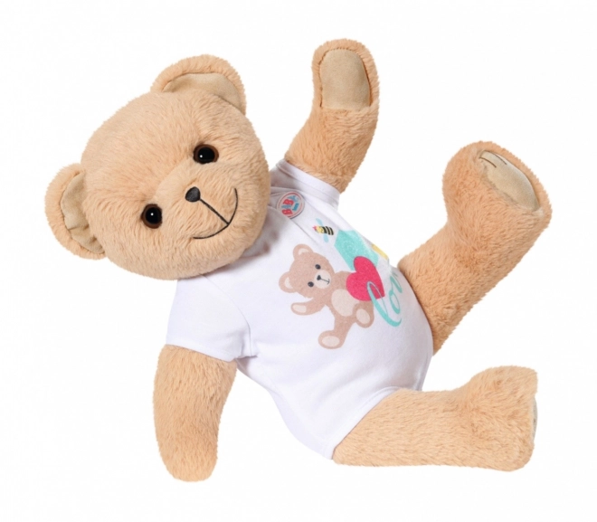 Medvídek BABY Born v bílém oblečení