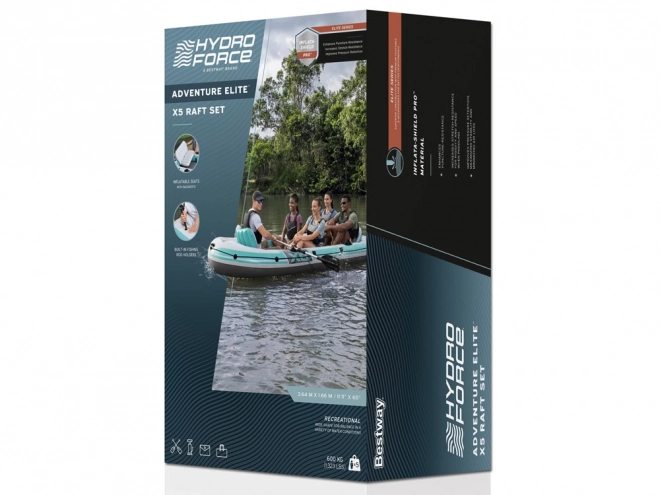 Bestway nafukovací ponton pro 5 osob 364 x 166 cm 65159 Modrá barva