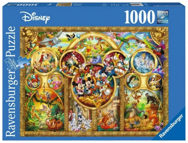 Ravensburger puzzle Nejkrásnější Disney motivy 1000 dílků