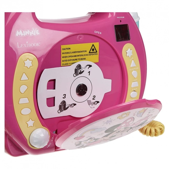 Přenosný CD přehrávač pro děti Minnie Mouse