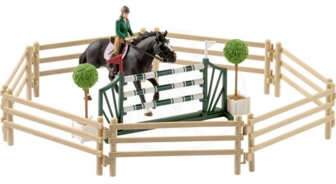 SCHLEICH Horse Club® 42389 Jezdecká škola s jezdci a koňmi