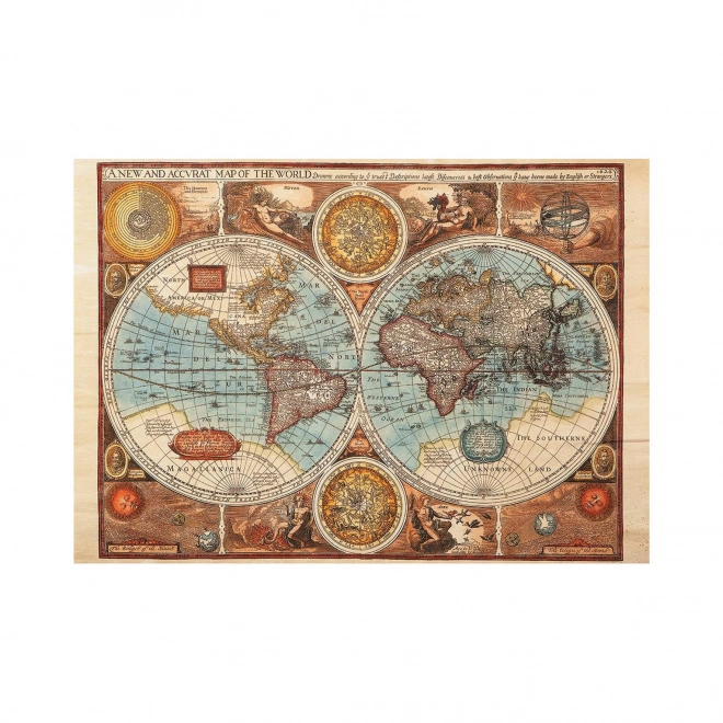 Dino Puzzle starobylá mapa světa - 500 dílků
