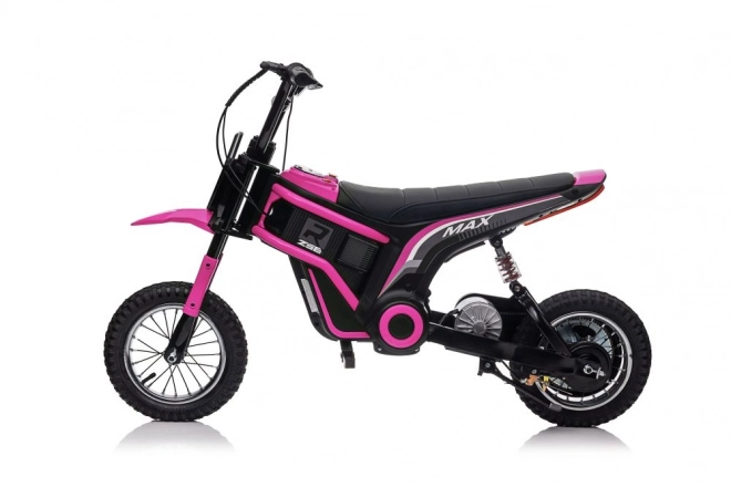 Dětská Motorka S Baterií Růžová