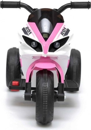 Dětský Elektrický Tříkolový Motocykl Růžový