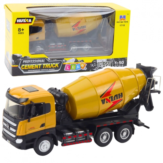 Betonové míchací auto kovové Huina Khaki 1:50