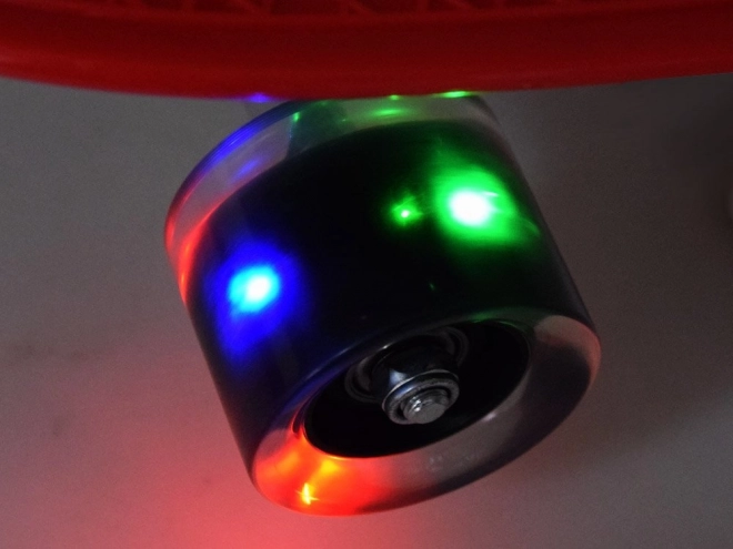 Skateboard Fiszka s LED kolečky